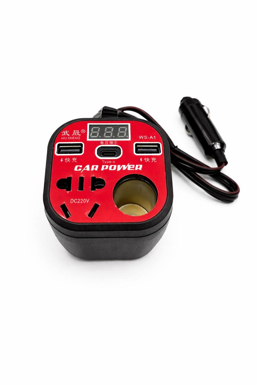 محول كهرباء للسيارة Car Power Inverter Convertisseur de puissance pour voiture