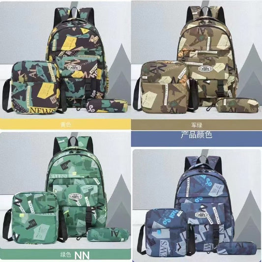 Casual backpack large capacity middle school bag