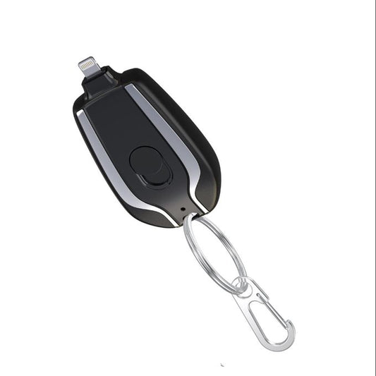 شاحن USB صغير محمول لأجهزة iPhone مع سلسلة مفاتيح POWER POD Petit Power Bank de iPhone Portable Compact USB avec Porte-Clés