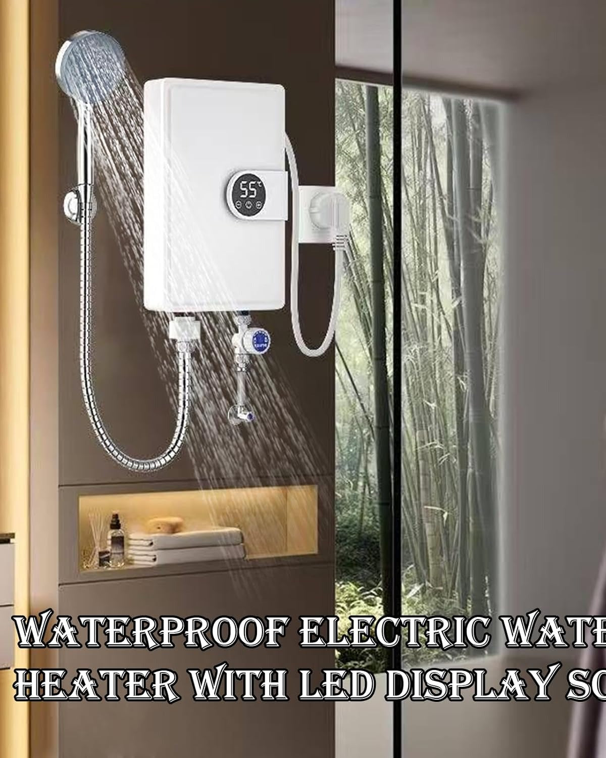 Chauffe-eau instantané électrique sans réservoir سخان مياه كهربائي بدون خزان