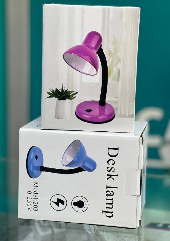 lampe de Table de lecture pour salon cou Flexible Desk Lamp Model 203 مصباح مكتبي LED للعناية بالعين E27