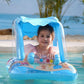 عوامة نجاة قابلة للنفخ للسباحة مع مظلة للطفل Bouée De Sauvetage Flotteur De Natation Pour Bébé Gonflable Avec Pare Soleil