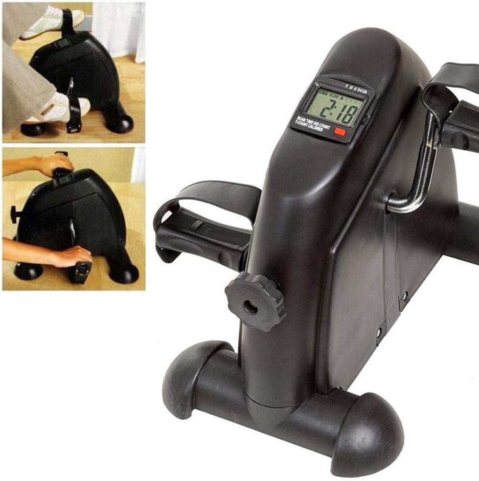 Mini vélo d'exercice, vélo de bureau دراجة تمرين صغيرة، دراجة مكتبية، آلة تحريك الذراع والساق مع شاشة LCD