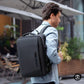 Sac à dos de voyage extensible et multifonctionnel حقيبة ظهر سفر قابلة للتوسيع ومتعددة الوظائف