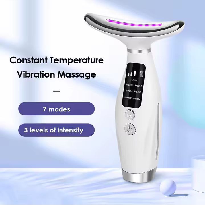 جهاز تدليك الوجه والرقبة، جهاز للعناية بالبشرة Neck Beauty Device Appareil de massage du visage et du cou, soin et lifting de la peau