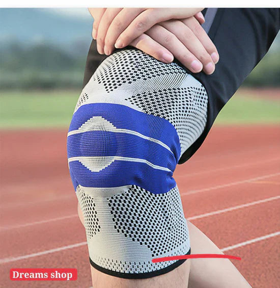 دعامة الركبة الأمامية من السيليكون، للجنسين Genouillère, support avant pour genou