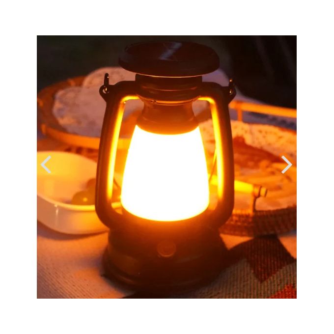 Lanterne Extérieure Solaire LED à Trois Modes d'Éclairage مصباح تخييم شمسي بثلاثة أوضاع إضاءة، مصباح ليلي قابل لإعادة الشحن