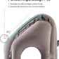 Oreiller de voyage gonflable ergonomique وسادة سفر قابلة للنفخ ومريحة