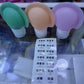 Ensemble de mini bouteilles en silicone flacon pour shampooing