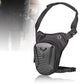 cuisse taille moto pour homme Coque rigi Noir Pochette voyage pour les voyages en plein air, la pêche, la randonnée, le cyclisme