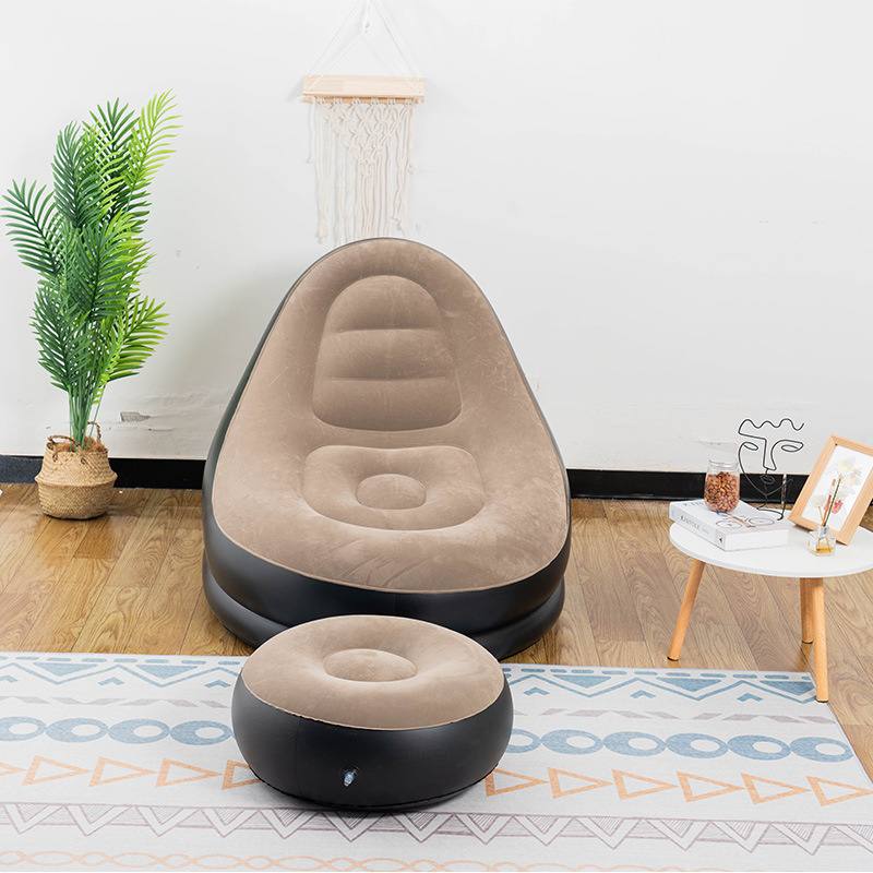 كرسي استرخاء قابل للنفخ بتصميم مريح Fauteuil Gonflable Ergonomique Design Lounge
