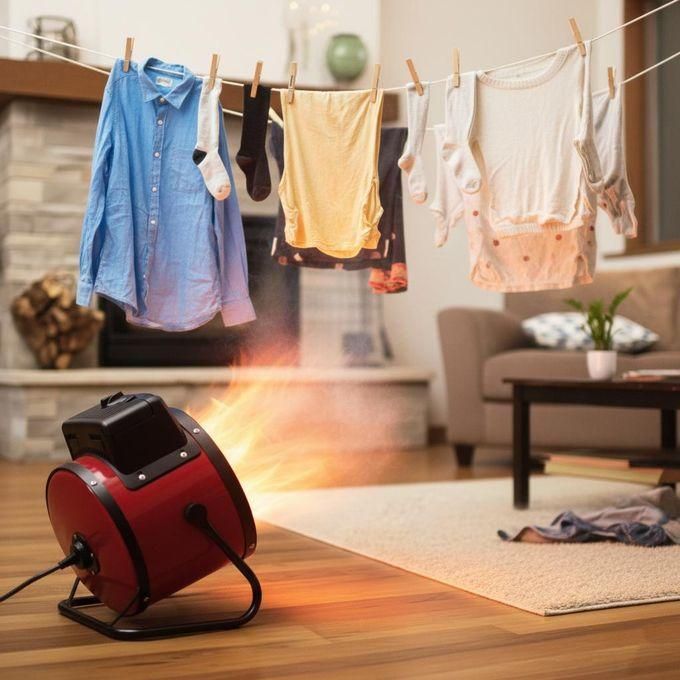 KGLG Heater سخان كهربائي محمول KQ-3000 بقوة 2200 واط، سخان صناعي للمساحات الصغيرة، زاوية قابلة للتعديل حتى 90 درجة