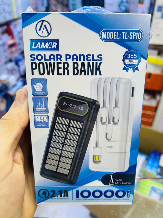 POWER BANK 10000Mah Solar TL-SP10 2.1A