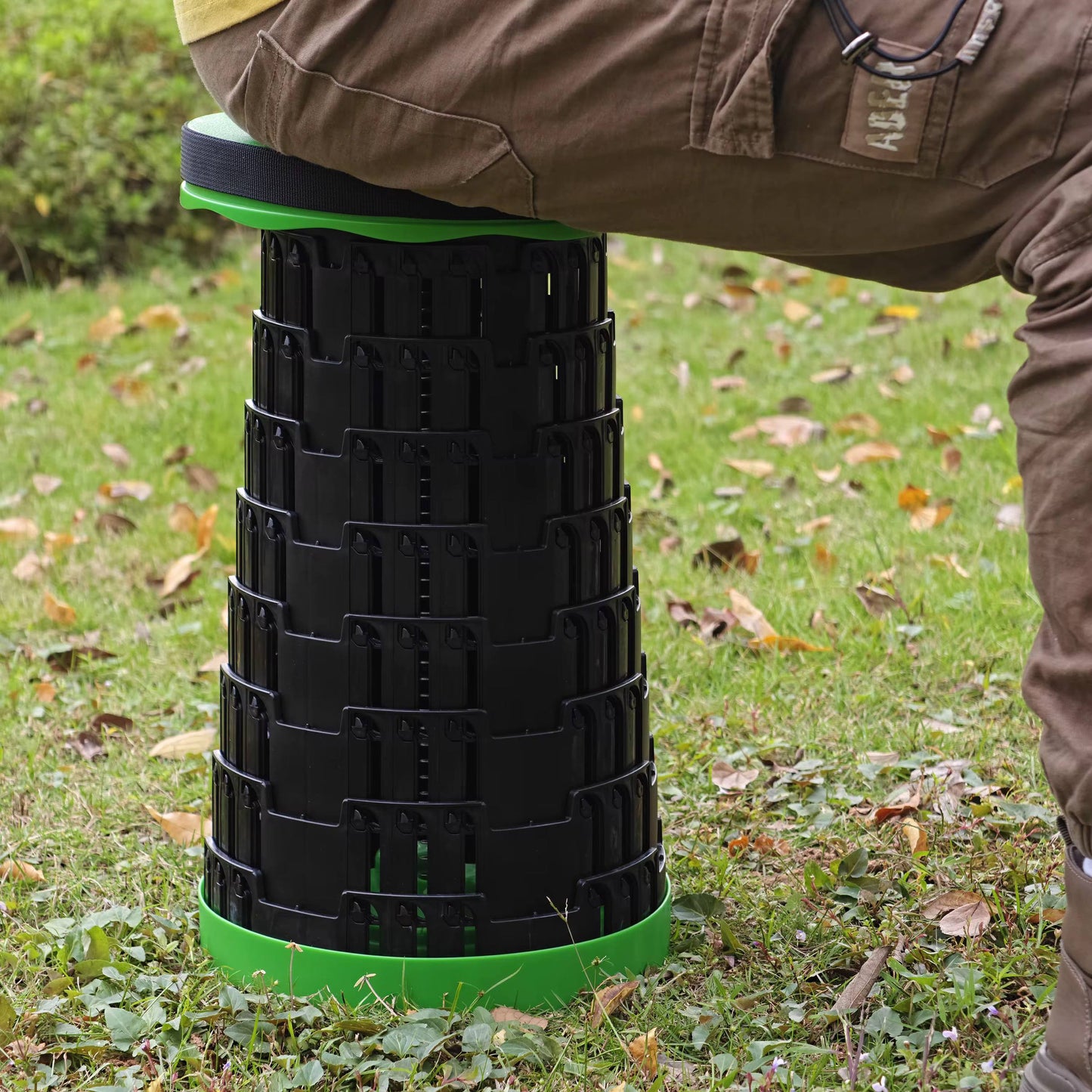 Tabouret Télescopique Pliable, Chaise de Pêche et de Camping en Plein Air كرسي قابل للطي والتمديد، كرسي للصيد والتخييم في الهواء الطلق