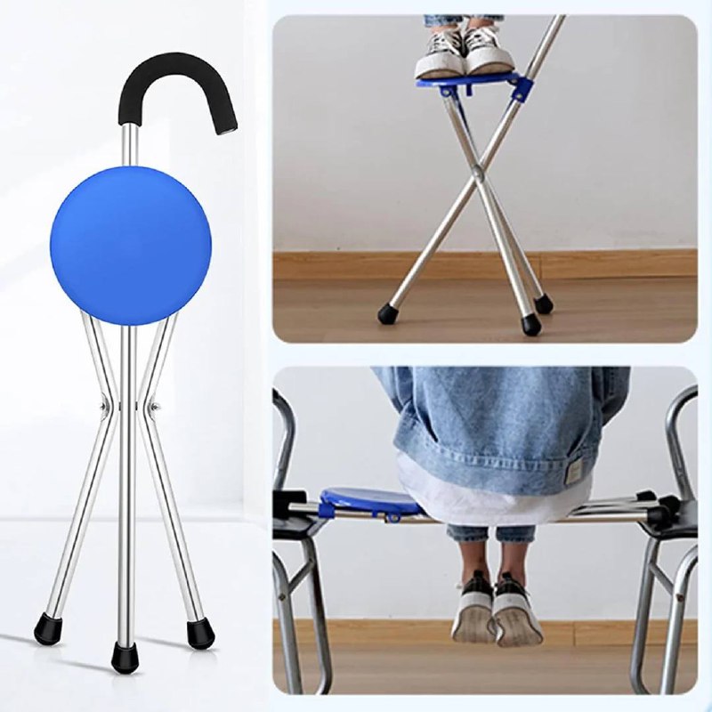 كرسي عكاز خفيف بثلاثة ارجل