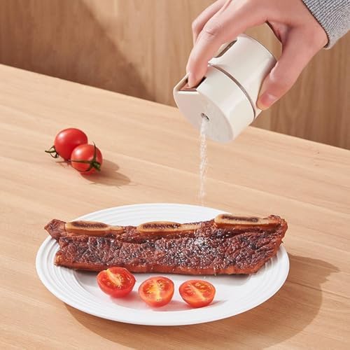 رف توابل مغناطيسي يُثبت على الحائط مع برطمانات بزر ضغط Étagère à épices magnétique murale avec pots à bouton-poussoir