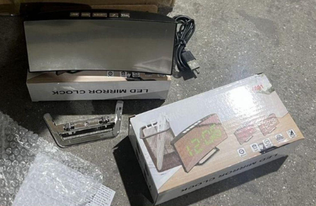 LED Mirror Clock NA-6091