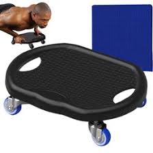 Four Wheel Mute Healthy Abdominal Disc لوح تمرين البطن، معدات تدريب البطن