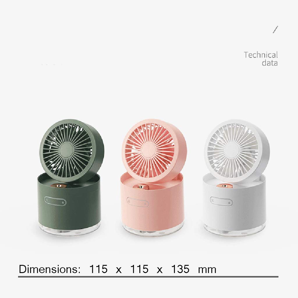 humidificateur d'air Ventilateur brumisateur portable rafraîchissant جهاز ترطيب هواء وموزع عطور قابل لإعادة الشحن عبر منفذ USB