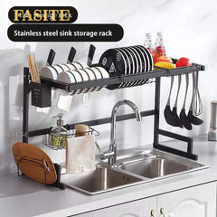 مصفاة أطباق من الفولاذ المقاوم للصدأ Égouttoir à vaisselle en acier inoxydable