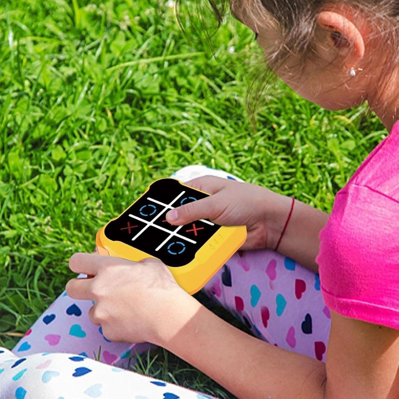 لعبة إكس أو الإلكترونية المحمولة 3 في 1 للأطفال والكبار Jeu Électronique Tic-Tac-Toe 3-en-1 Portable pour Enfants et Adultes