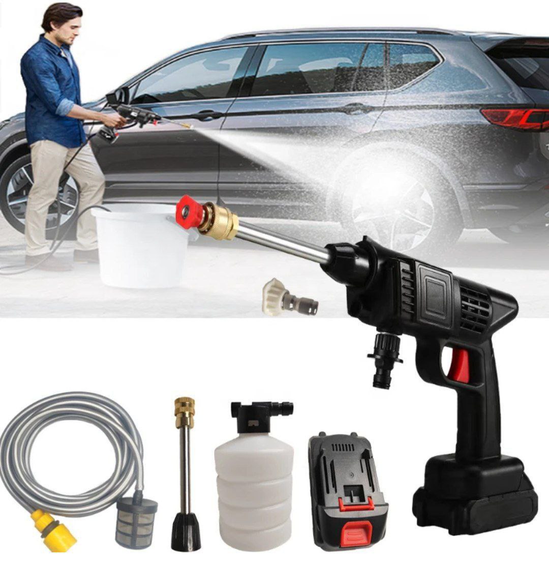 Pistolet nettoyeur haute pression sans fil Generic 48V مسدس غسيل بالضغط العالي اللاسلكي 48 فولت