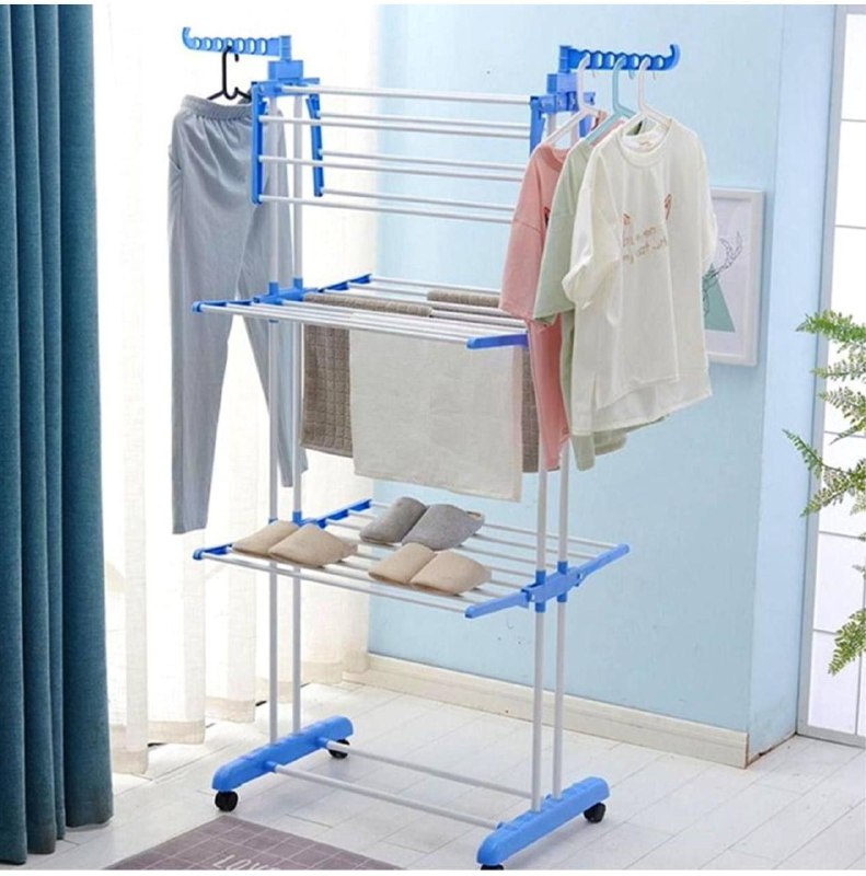 نشارالغسيل الملابس Three layers clothes hanger علاقة ملابس بثلاث طبقات