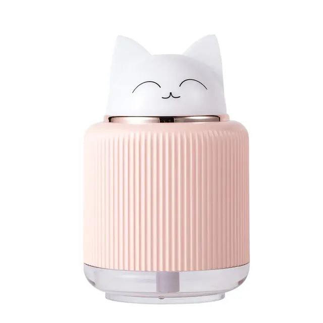 Humidificateurs de bureau portables pour animaux de compagnie, lampe de nuit LED