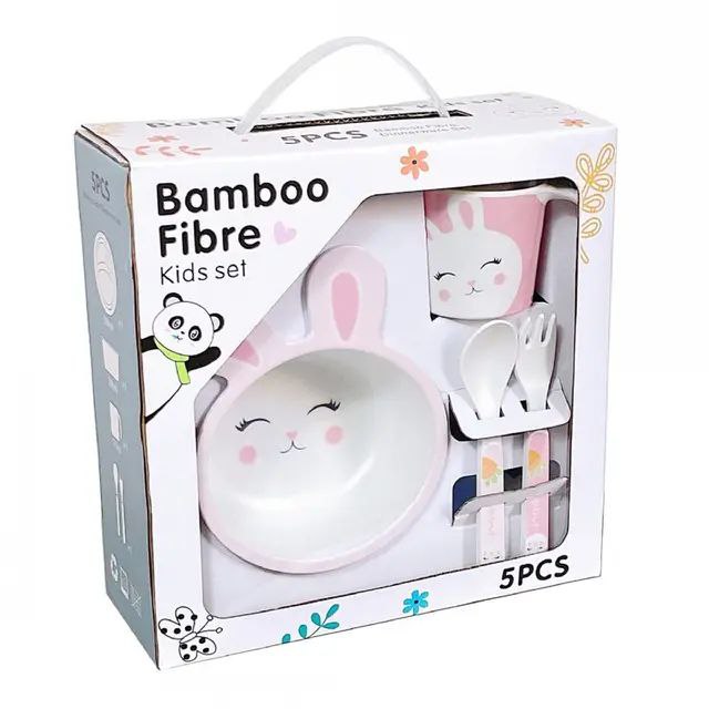 Plats pour enfant en fibre de Bamboo