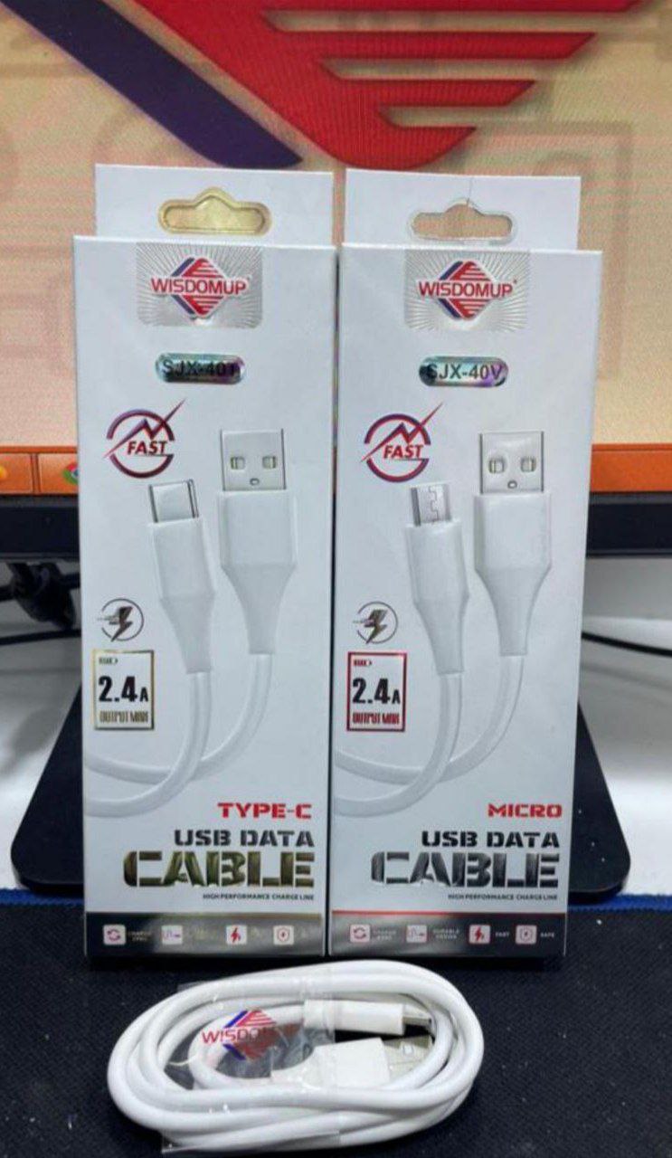 MICRO TYPE-C USB Data Cable 2.4A Wisd Wisdomup