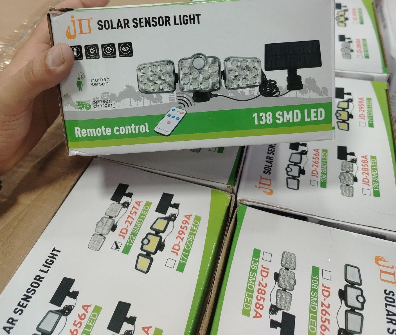 Solar Sensor Light 138 SMD LED Lumière à détecteur solaire ضوء مستشعر الطاقة الشمسية