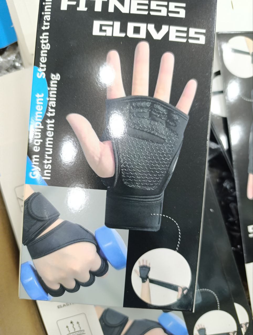 Fitness Gloves paire de gants de musculation, poignées de gymnastique
