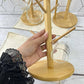 Rangement verres bois bamboo منظمة الأكواب والكؤوس خشب الخيزران