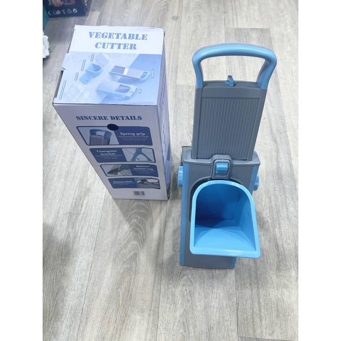 قطاعة خضراوات ماندولين، قطاعة متعددة الوظائف مصنوعة من البلاستيك المتين Vegetable Cutter Mandoline Coupe-Légume Trancheuse Multi Fonctionnelle en Plastique durable