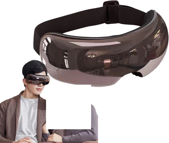 جهاز تدليك للعين ساخن مع موسيقى Eye Sleep Mask with Heat Masseur oculaire chauffant avec musique Bluetooth
