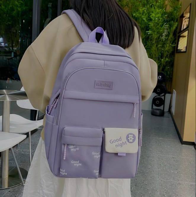 Sac dos scolaire 4pcs