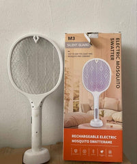 Raquette électrique anti-moustiques rechargeable مضرب ناموس كهربائي قابل لإعادة الشحن