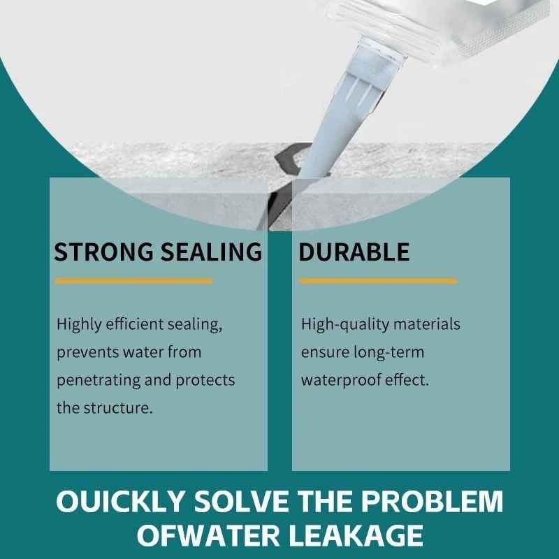معجون إصلاح عازل للماء Mastic de réparation étanche 500ml, calfeutrage pour toiture
