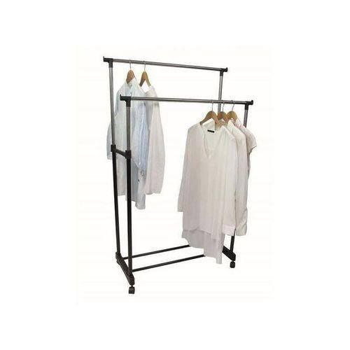 رف عرض الملابس  رف الأحذية DOUBLE POLE TELESCOPIC CLOTHESRACK Présentoir à Vêtements, étagère à Chaussures