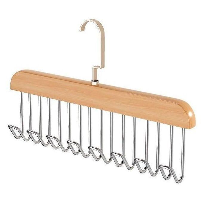 6 علاقات خشبية عملية 6 cintres en bois pratiques