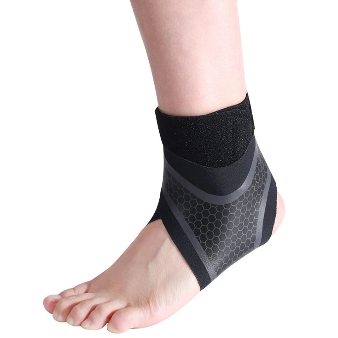 Attelle de cheville à Compression Réglable Sport Douleur Stabilisateur Tendon