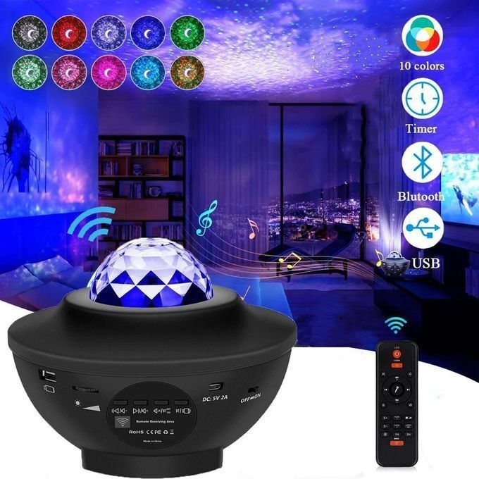 جهاز عرض جالاكسي لغرفة النوم، جهاز عرض ستارلايت Projecteur Galaxy pour chambre à coucher, projecteur Starlight