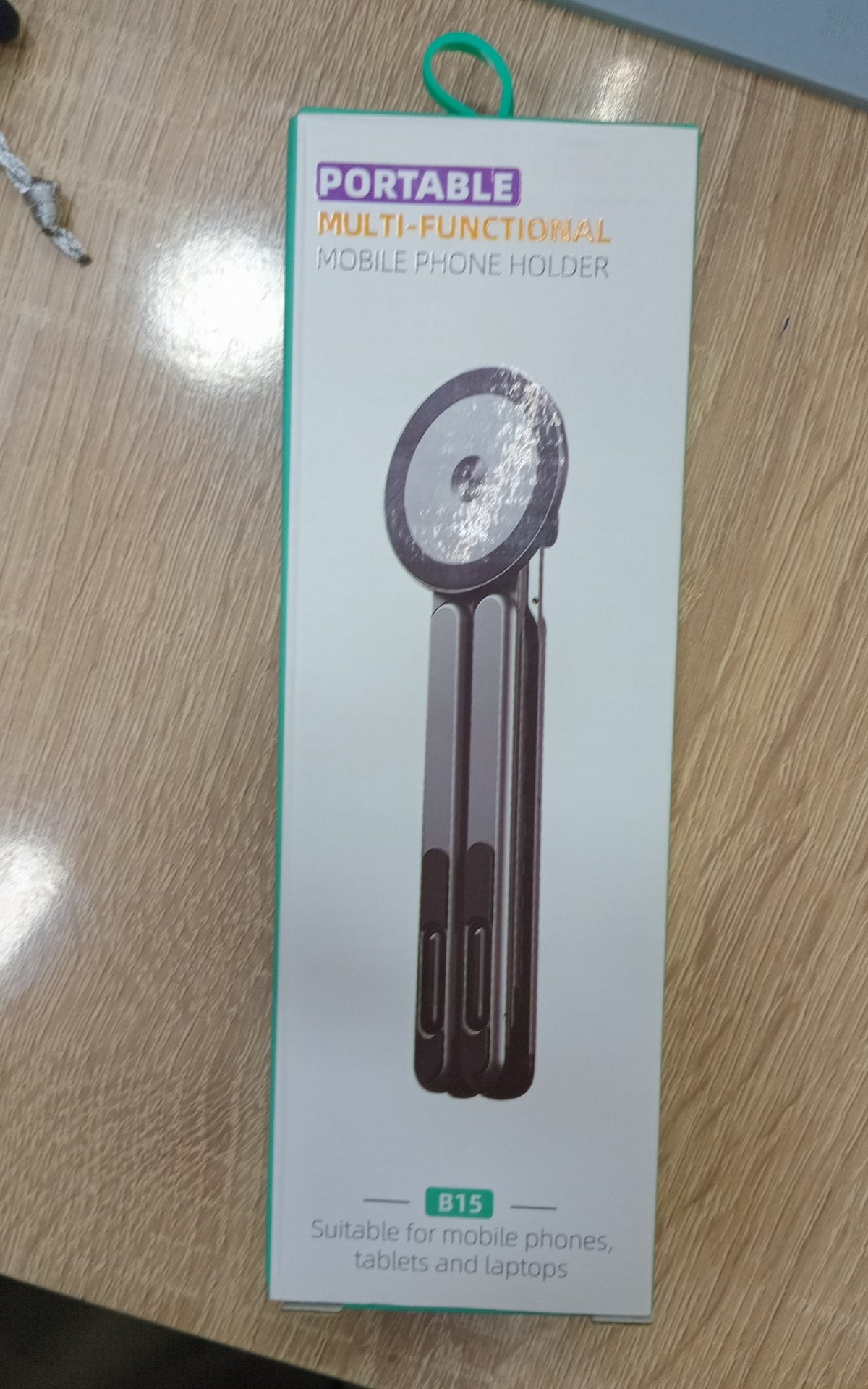 B15 Support pliable multifonctionnel 4 en 1 pour smartphones, tablettes et ordinateurs portables حامل متعدد الوظائف قابل للطي 4 في 1 للهواتف الذكية والأجهزة اللوحية وأجهزة الكمبيوتر المحمولة