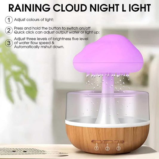 LUMIÈRE DE NUIT DE NUAGE DE PLUIE ضوء ليلي على شكل سحابة ممطرة