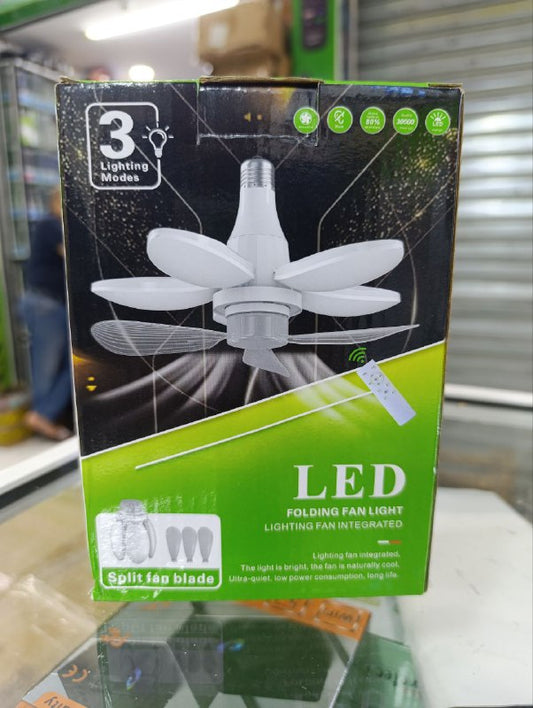 LED Folding FAN Light Ventilateur de plafond