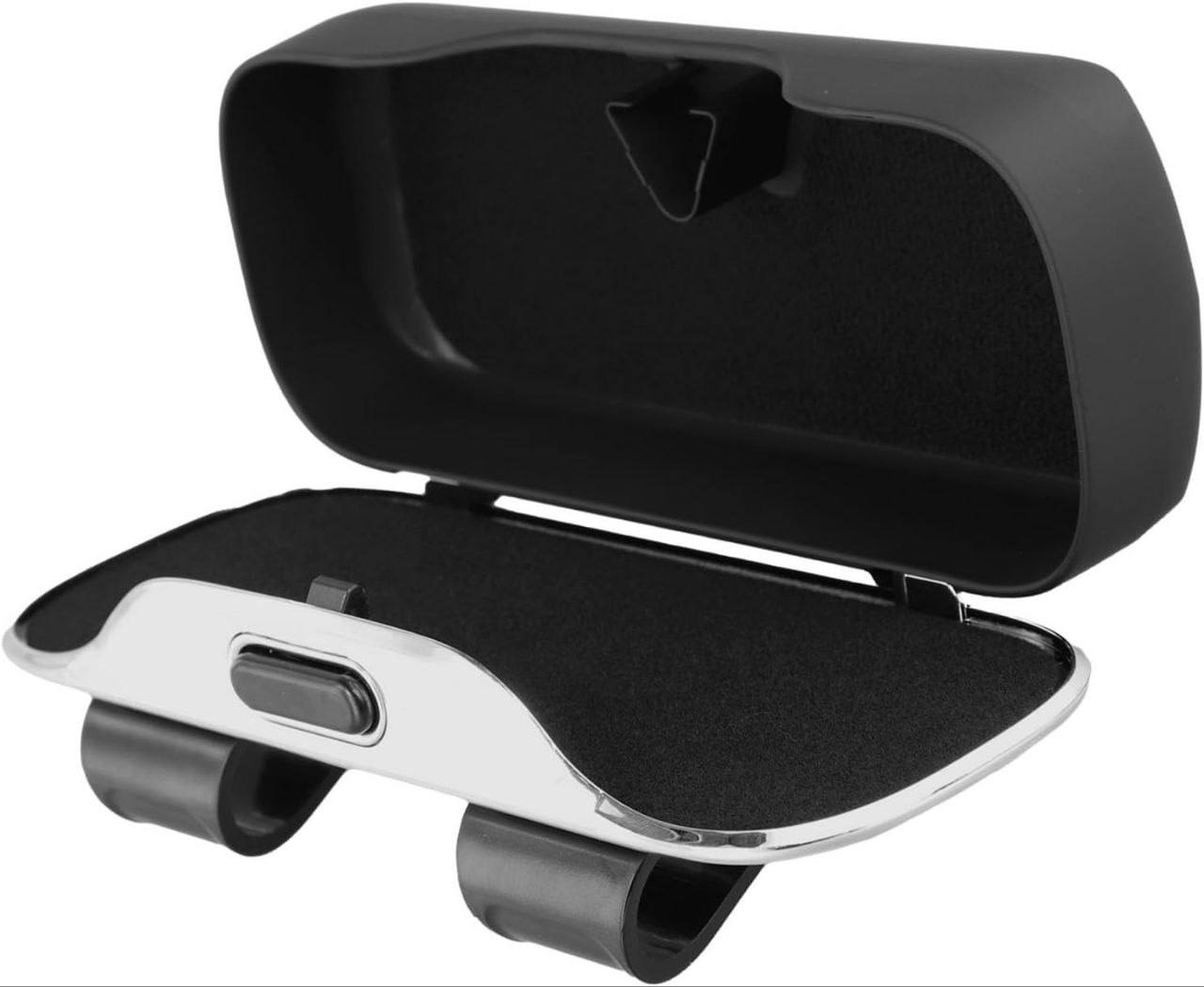 Étui à lunettes de voiture, boîte de visière automobile, support de lunettes de soleil portable حافظة نظارات للسيارة، صندوق واقي الشمس للسيارة، حامل نظارات شمسية محمول