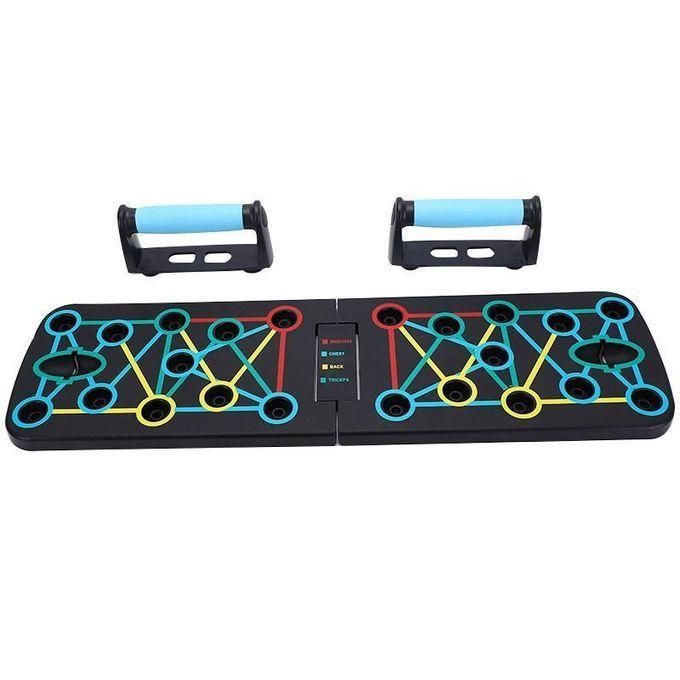 لوح تمارين الضغط صغير الحجم وقابل للطي Planche de sport à pompes, compacte et pliable