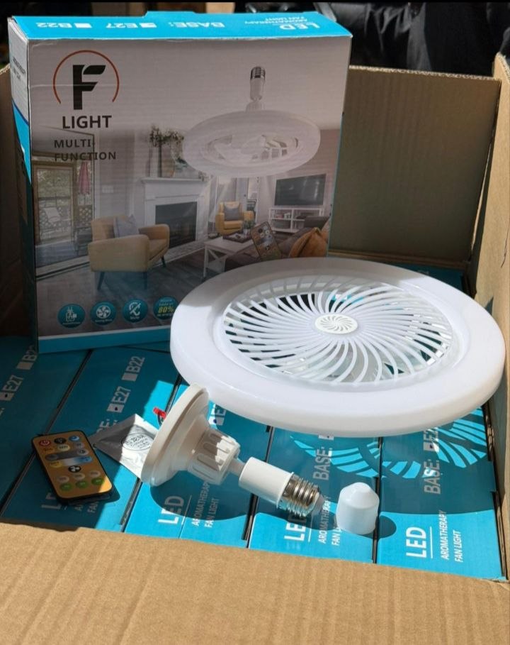 Ventilateur de plafond LED multifonction مروحة سقف متعددة الوظائف مزودة بإضاءة LED