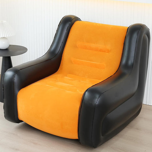 أريكة سرير قابلة للطي والنفخ، كرسي استرخاء سميك ومتين Canapé-lit pliable et gonflable