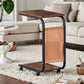 طاولة جانبية عصرية متحركة للكمبيوتر المحمول Table d’appoint roulante moderne pour ordinateur portable maison